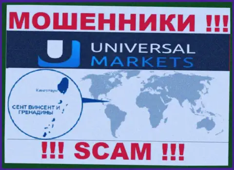 Компания Umarkets Io зарегистрирована довольно-таки далеко от клиентов на территории St. Vincent and Grenadines