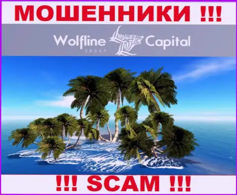 Мошенники Wolfline Capital не указывают правдивую инфу относительно их юрисдикции