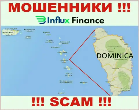 Контора InFluxFinance - это мошенники, пустили корни на территории Доминика, а это офшорная зона