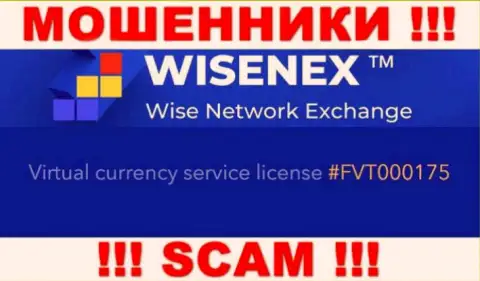 Будьте осторожны, зная номер лицензии WisenEx с их web-портала, уберечься от облапошивания не выйдет - это МОШЕННИКИ !!!
