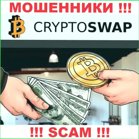 Довольно-таки рискованно доверять Crypto-Swap Net, оказывающим услугу в сфере Крипто обменник