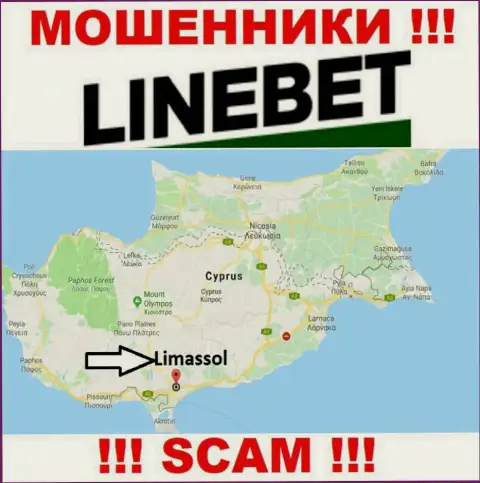 Зарегистрированы интернет-шулера Line Bet в офшорной зоне  - Cyprus, Limassol, будьте очень осторожны !!!
