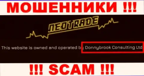 Владельцами NeoTrade оказалась организация - Donnybrook Consulting Ltd