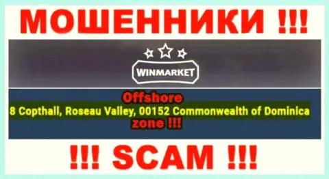 Оффшорный адрес WinMarket Io - 8 Copthall, Roseau Valley, 00152 Commonwelth of Dominika