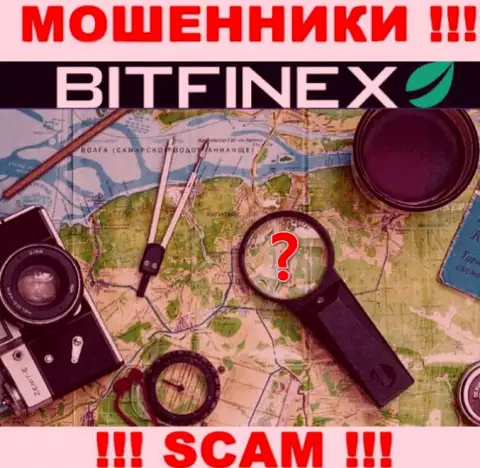 Посетив сайт лохотронщиков Bitfinex, Вы не сумеете найти информации касательно их юрисдикции