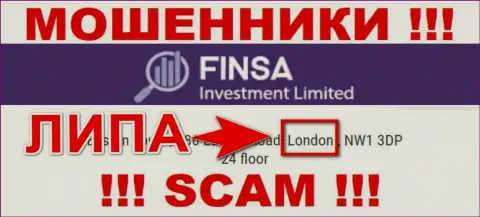 Финса Инвестмент Лимитед - это РАЗВОДИЛЫ, грабящие людей, оффшорная юрисдикция у компании липовая