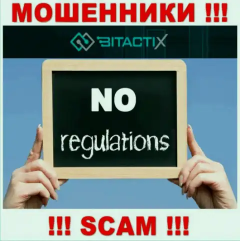 Имейте в виду, компания BitactiX не имеет регулятора - это АФЕРИСТЫ !!!
