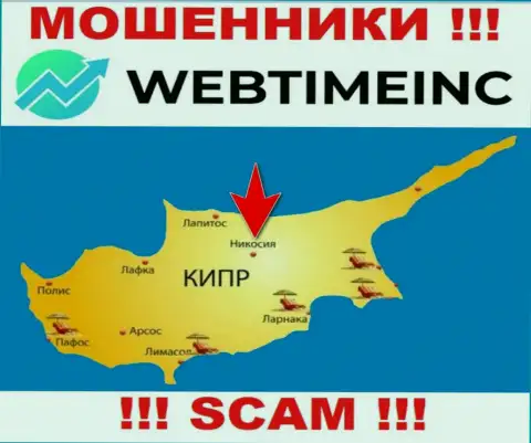 Компания WebTime Inc - это интернет кидалы, отсиживаются на территории Никосия, Кипр, а это оффшорная зона