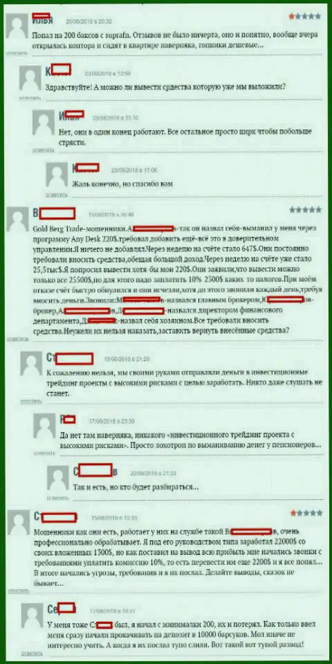 Отзывы из первых рук форекс трейдеров форекс брокерской компании Супра ФН ЛТД, которые оставлены ими на сервисе BoExpert Ru