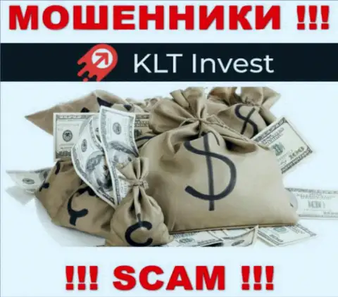 KLTInvest Com - это ОБМАН ! Заманивают клиентов, а затем крадут все их денежные активы