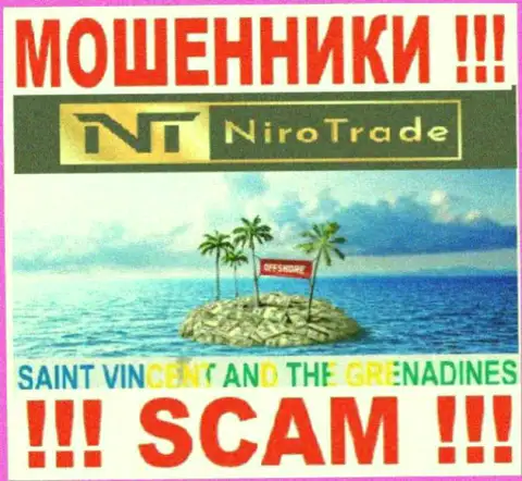 NiroTrade осели на территории Сент-Винсент и Гренадины и беспрепятственно отжимают вложенные деньги