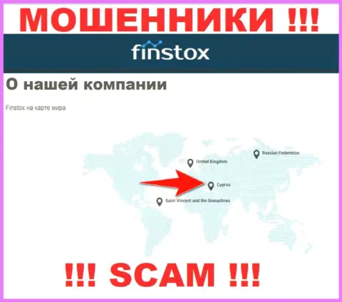 Finstox LTD - internet-мошенники, их место регистрации на территории Cyprus
