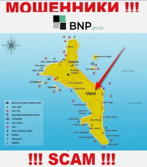 BNPLtd Net имеют регистрацию на территории - Mahe, Seychelles, остерегайтесь совместного сотрудничества с ними