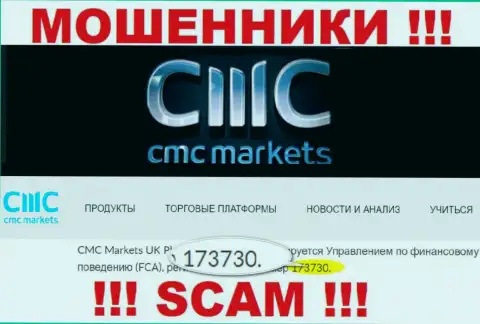 На сайте жуликов CMC Markets хотя и приведена их лицензия, однако они все равно ЖУЛИКИ