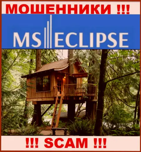 Неведомо где именно находится лохотрон MSEclipse Com, собственный адрес прячут