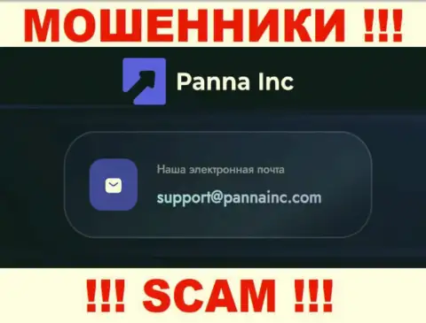 Нельзя общаться с организацией PannaInc, даже через электронную почту - это матерые интернет-лохотронщики !!!