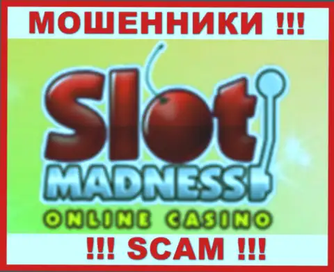 Slot Madness это МОШЕННИК !!! SCAM !!!