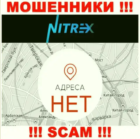 Nitrex не показали данные об адресе организации, будьте осторожны с ними