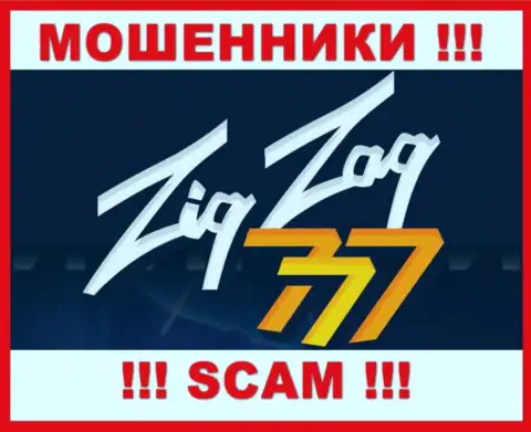 Логотип МОШЕННИКА Zig Zag 777