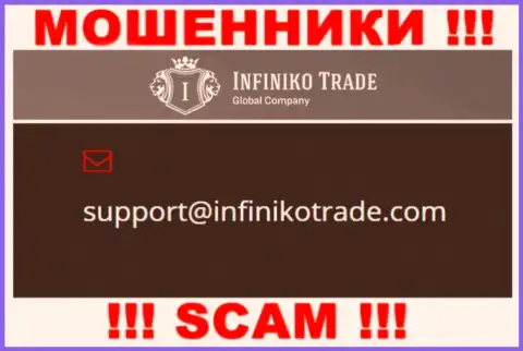 Вы должны знать, что общаться с конторой Infiniko Trade даже через их адрес электронного ящика довольно-таки опасно - это мошенники
