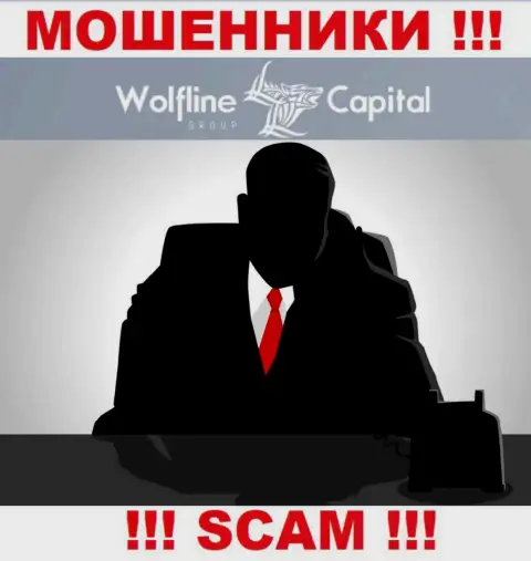 Не теряйте время на поиск информации о непосредственных руководителях Wolfline Capital, абсолютно все сведения скрыты