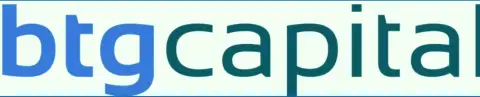 Официальный логотип международной брокерской компании BTG Capital