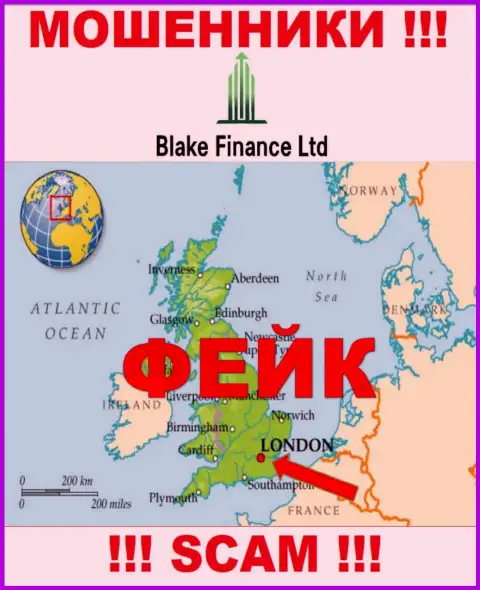 Настоящую инфу об юрисдикции Blake Finance не отыскать, на сайте компании лишь липовые сведения