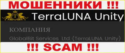 Ворюги TerraLuna Unity не скрывают свое юридическое лицо - это GlobalBit Services